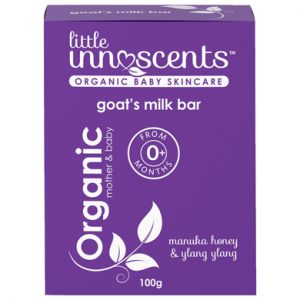Little-Innoscents-100g-Goats-Milk-Soap-Front-390