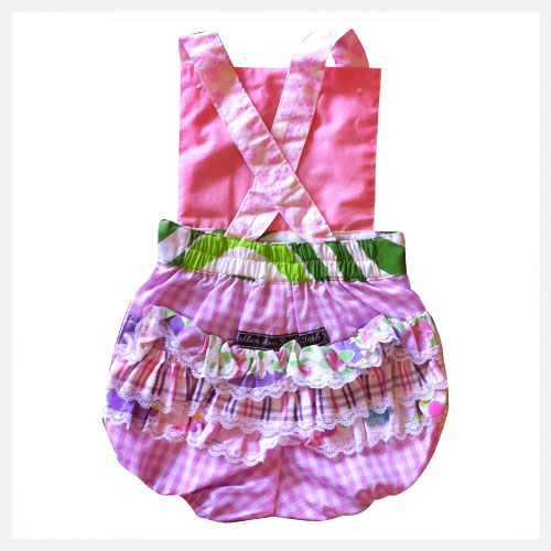 Arthur Ave Frilly Bum Overalls