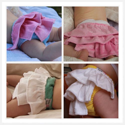 Baby Bare - The Ruffle Cub Cloth Nappy