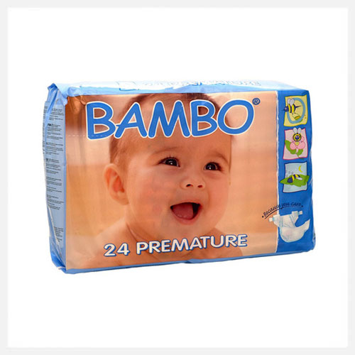 Bambo Nature Eco-Disposable Nappies Premature 1-3 kgs size 0