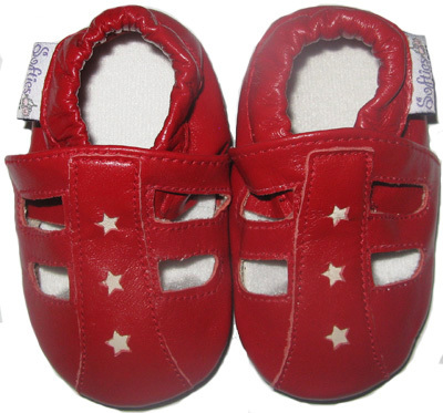 Softies_Little_Red_Sandle_Soft_Shoe