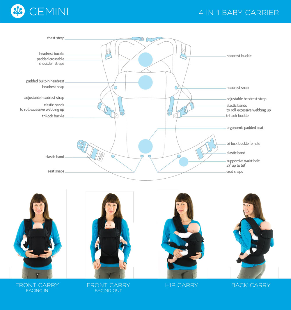gemini performance baby carrier by beco