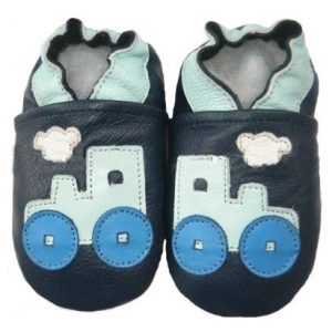 Softies-baby-booties-blue-locomotive-soft-sole-1