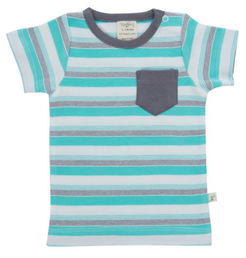 Tiny Twig - Round Neck Tee -Space Stripes