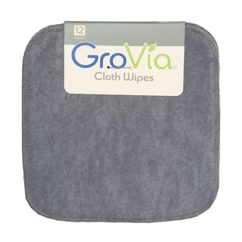 Grovia - Reusable Cloth Wipes - Cloud