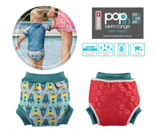 Close Pop In - Swim Nappy - Rockets