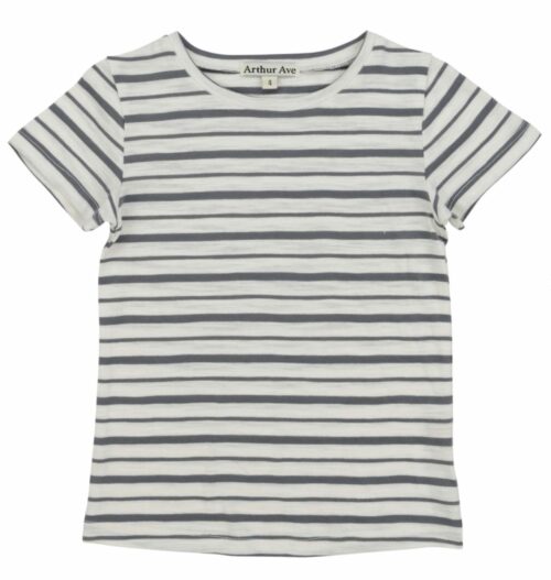 Arthur Ave - Black Stripe T & Bib Size 2