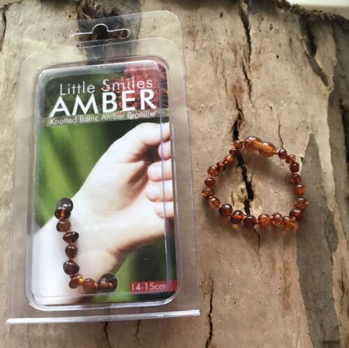 Little Smile Amber - Amber Bracelet Brown 19cm