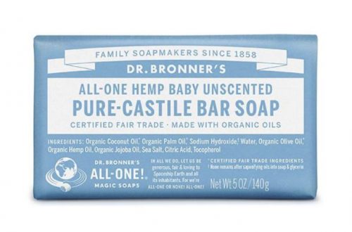 Dr Bronner’s - Pure Castile Bar Soap Baby Unscented
